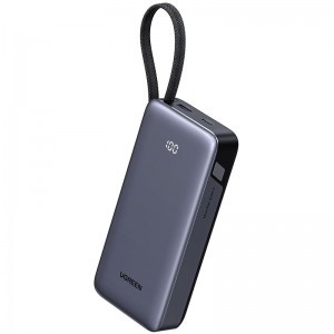 Powerbank beépített kábellel 20000mAh UGREEN PB536 45W (szürke)