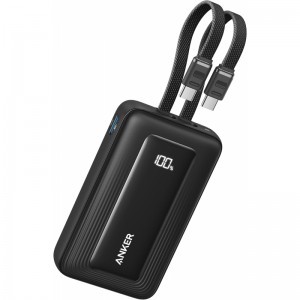 Powerbank Anker Zolo, 10000mAh, 35W, QC + PD, Fekete A1680H12