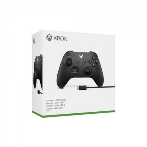 Microsoft XBOX Series X/S Vezeték nélküli kontroller játékkonzol Type-C kábellel (2,7m) Fekete EU