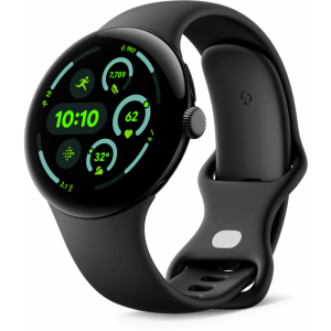 Google Pixel Watch 3, 45mm, Fekete Obszidián GA05785-DE