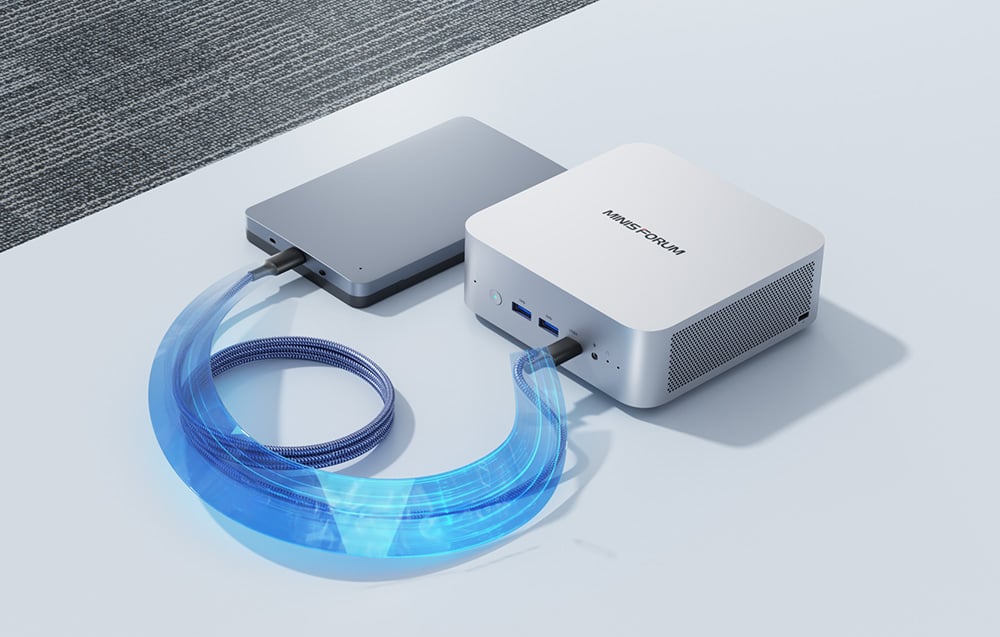 Minis Forum X1-255 AMD Ryzen 7 H255 MiniPC, barebone-2