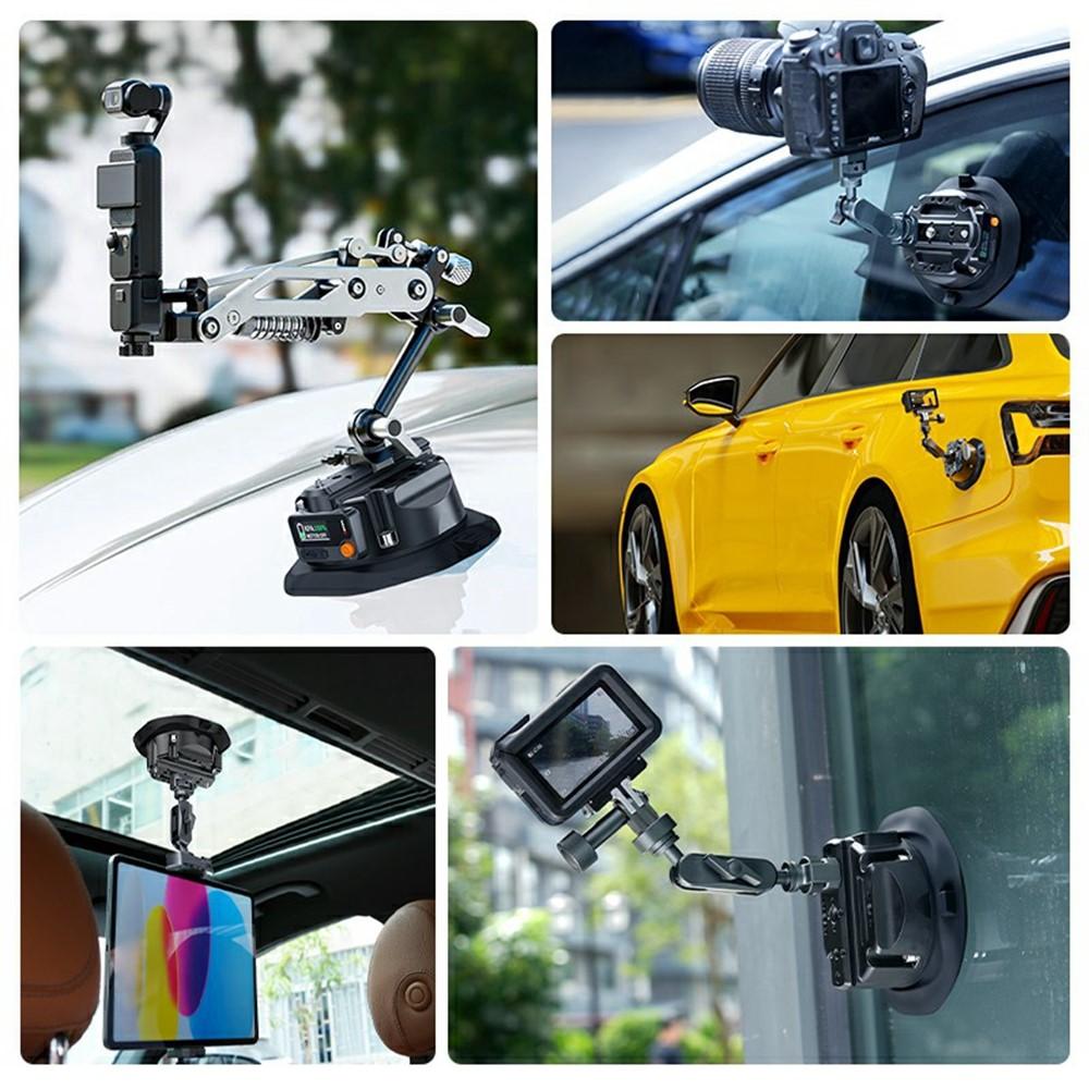 Digitális kijelzős HD akciókamerához, elektromos tapadókorongos tartó (SX-PJ01)-5