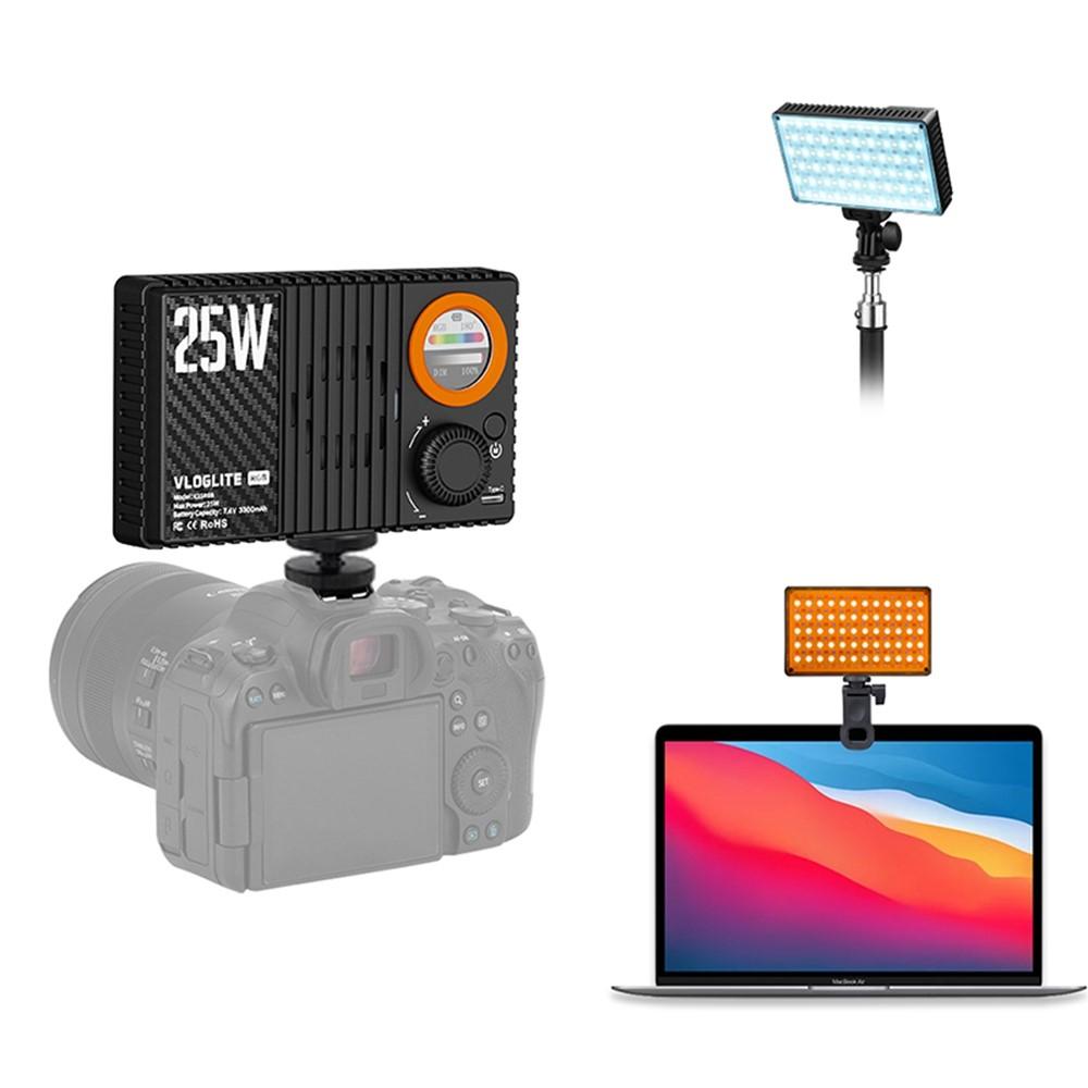 LED videólámpa RGB videólámpa 25W VLOGLITE K25RGB-12