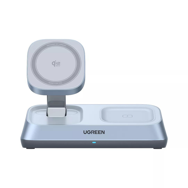 UGREEN W711 3in1 vezeték nélküli töltőállomás, 25W, 1.67A, kék-13