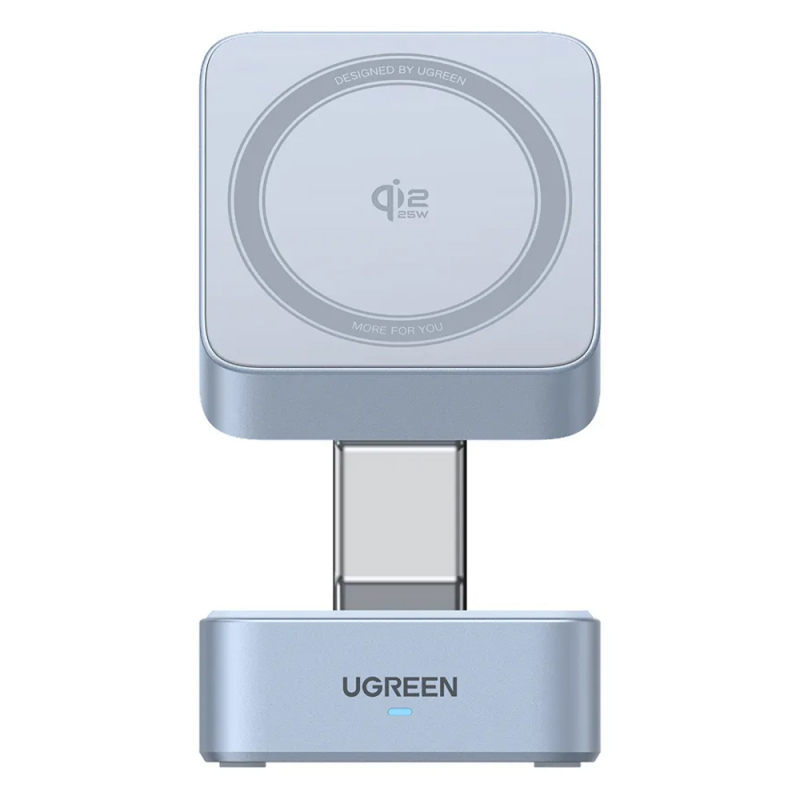 UGREEN W752 2in1 vezeték nélküli töltő állomás, 35W, 3A, 1 x USB-C, kék-11
