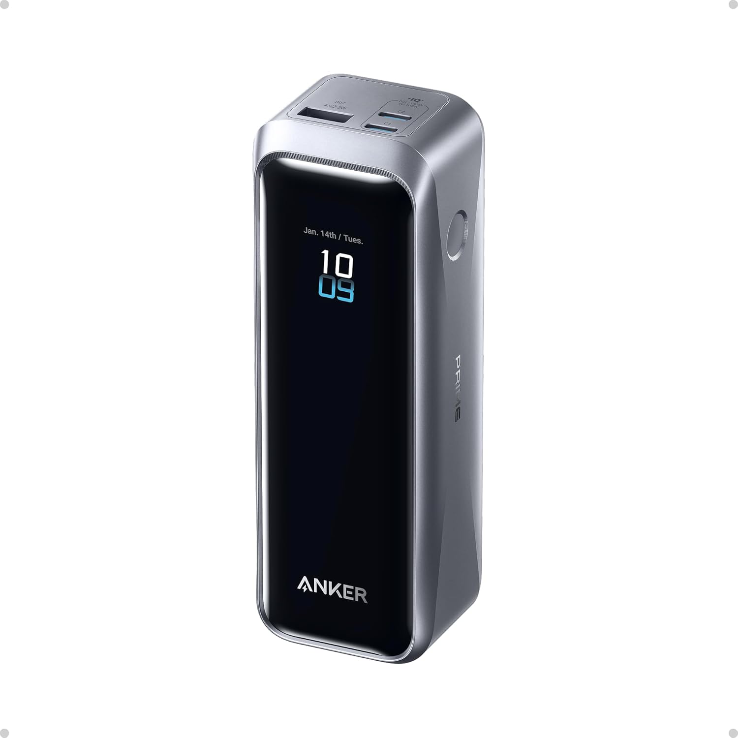 Powerbank Anker Prime, 20100mAh, 220W, QC + PD, Fekete A110BH11-0
