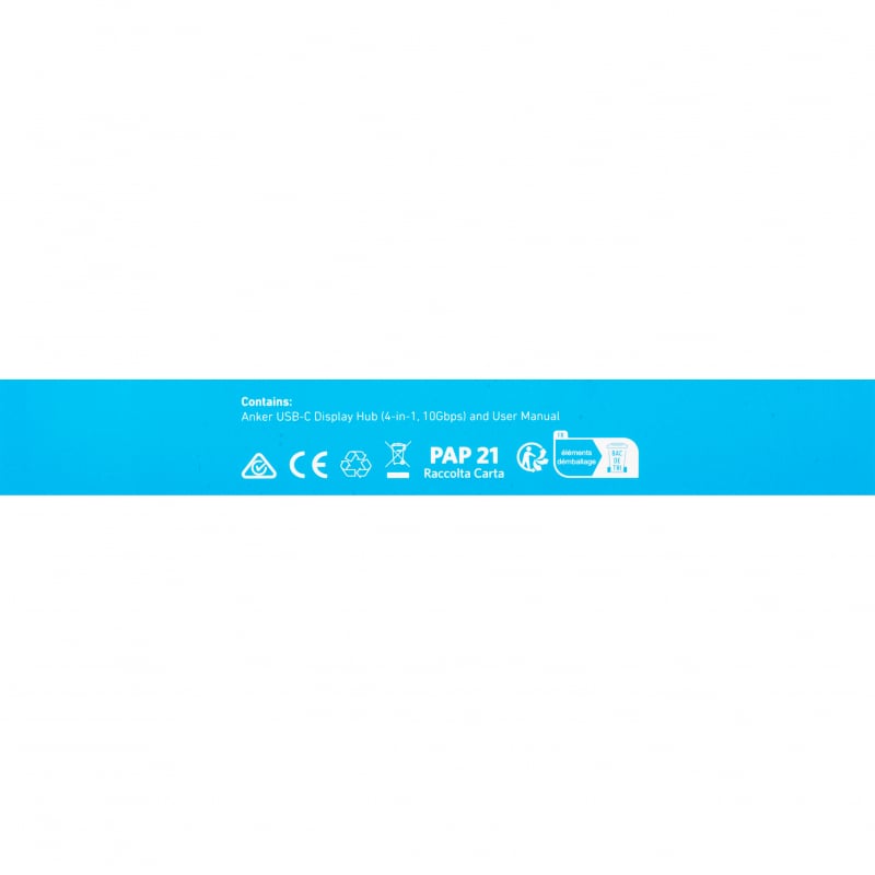 Anker USB-C Hub, 4 x USB-C, Fekete A8340GA1-8