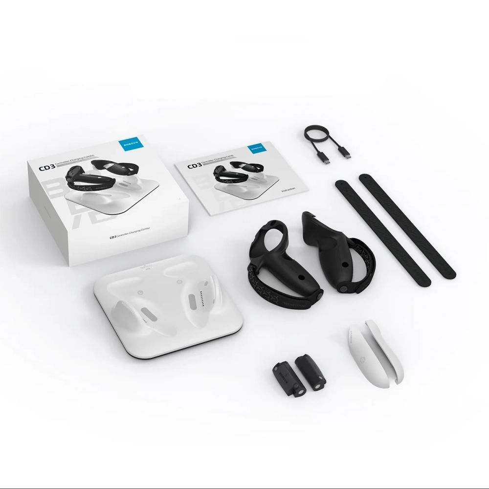 BoboVR CD3 Kontroller Töltőkészlet Meta Quest 3 és 3S-hez-5