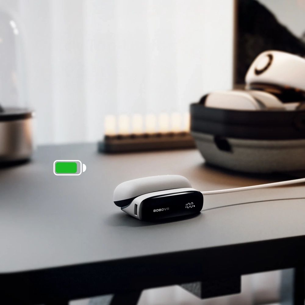 B100 BoboVR PD100 Akkumulátor Töltőállomás - Fehér-1