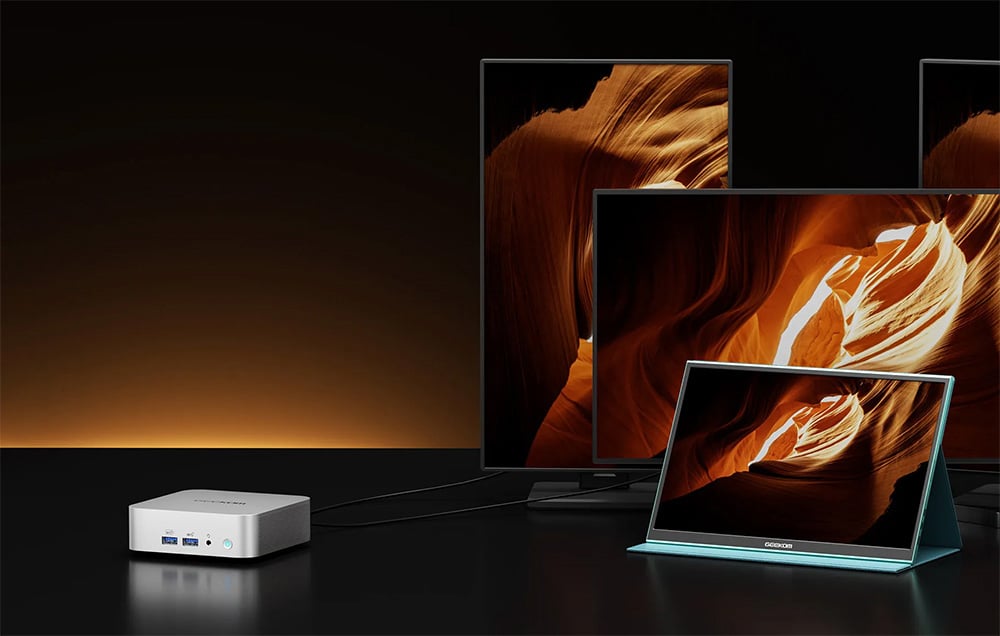 GEEKOM A8 Mini PC Ryzen 9 8945HS 32 GB + 1 TB + Windows 11 Pro-6