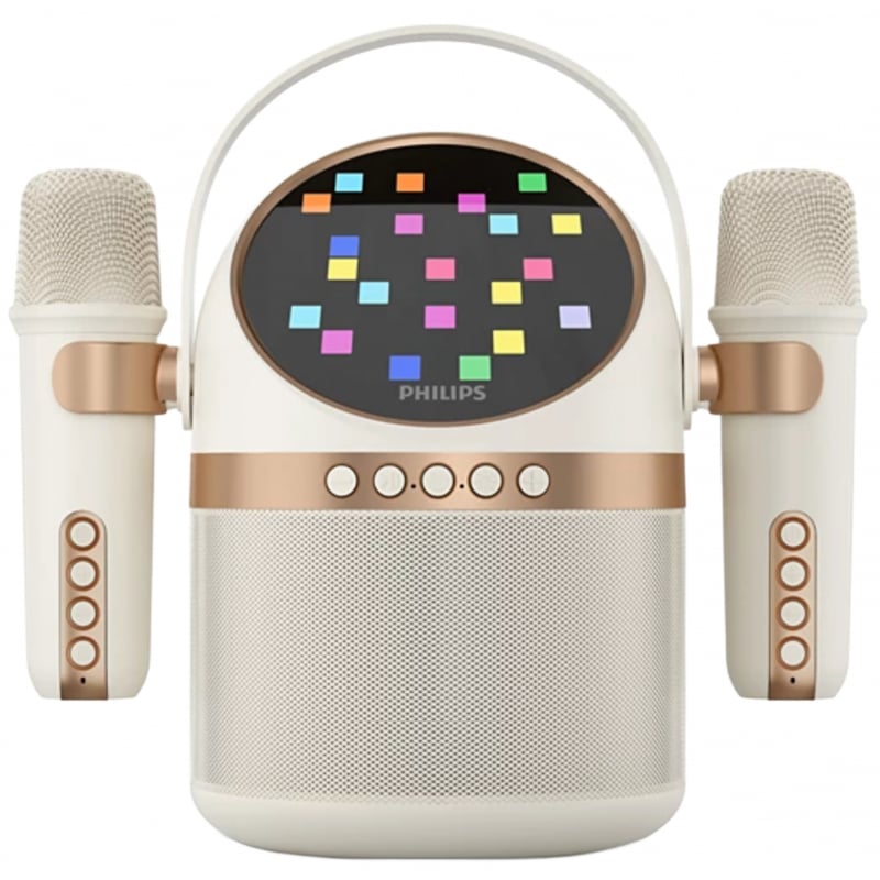 Bluetooth Hangszóró Philips, 10W, Karaoke, Bézs TAS2509WT/00-1
