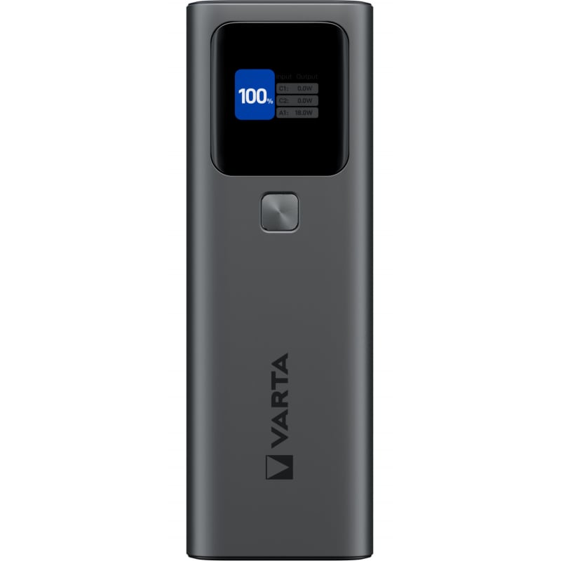 Varta High Speed, 27000mAh, 140W, QC + PD, Fekete Powerbank-0