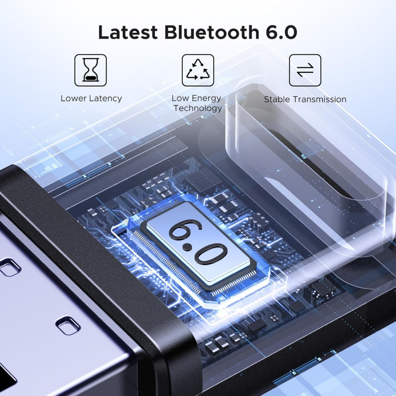 UGREEN CM748 (75073) Bluetooth adapter, fekete-1