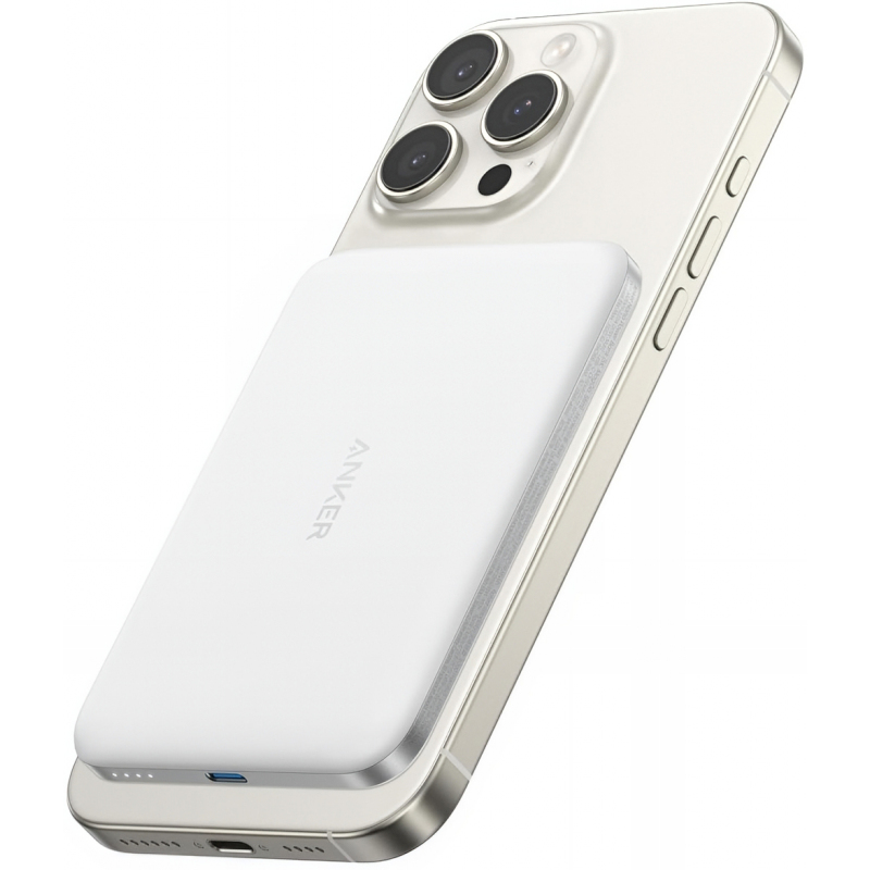 Anker Nano Powerbank, 5000mAh, 15W, FQI, Fehér A1665H21-1