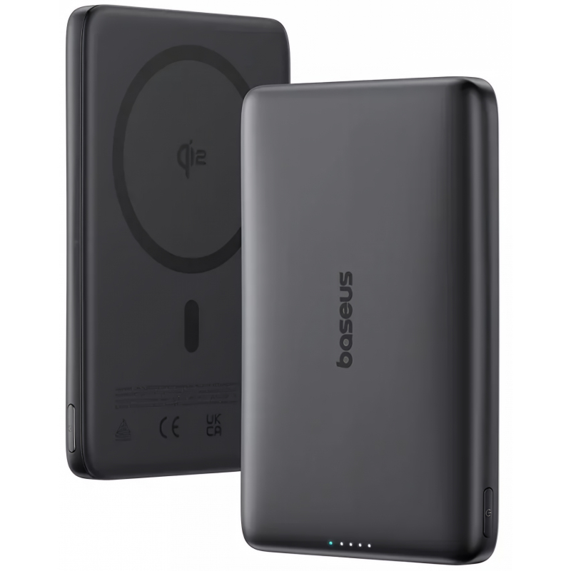 Baseus PicoGo AM41 Powerbank, 10000mAh, 27W, PD + FQI, Fekete E0027201-1