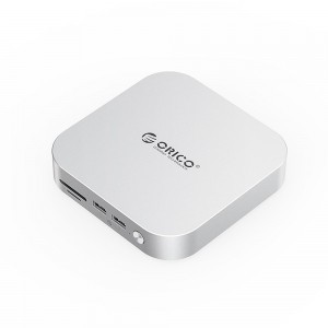 Orico MiniLink 9 az 1-ben dokkolóállomás M.2 SSD merevlemez rekesszel - ezüst