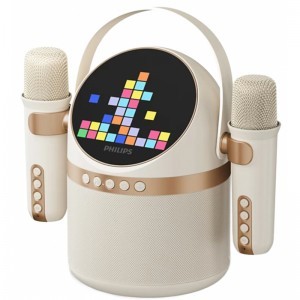 Bluetooth Hangszóró Philips, 10W, Karaoke, Bézs TAS2509WT/00