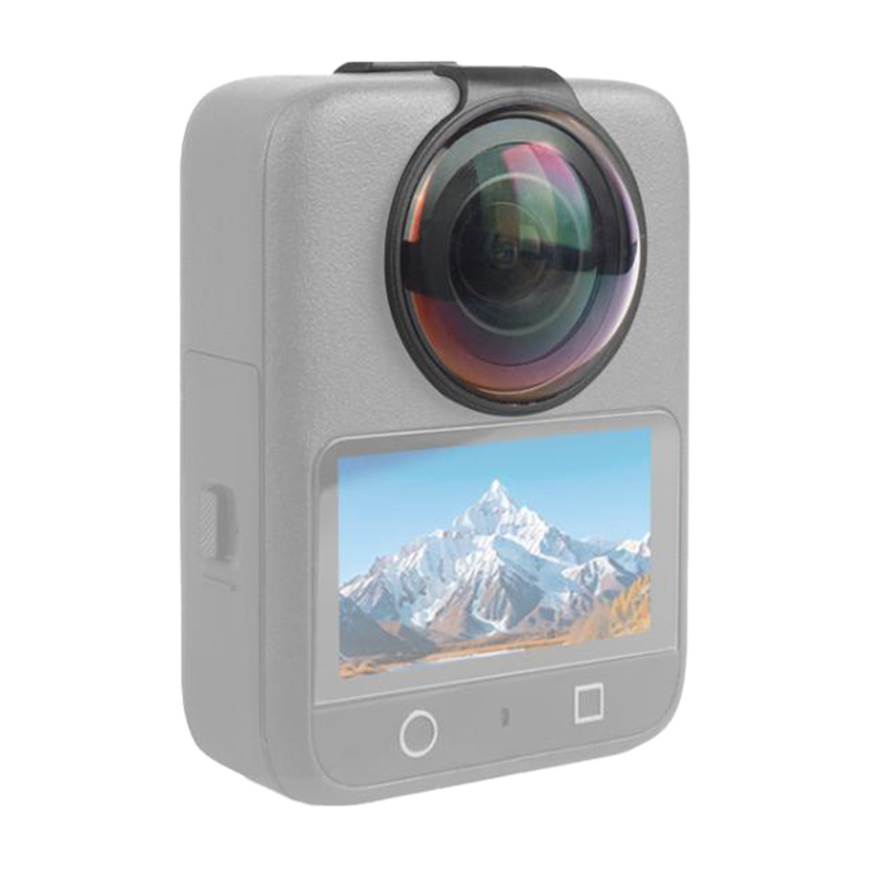 PULUZ edzett üveg lencsevédő a DJI Osmo 360-hoz üvegfólia (Fekete)-2