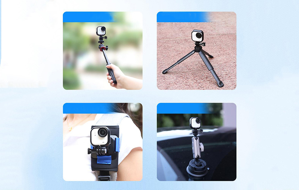 PULUZ PC Keret Adapter Insta360 GO Ultra (Fekete) tok-4