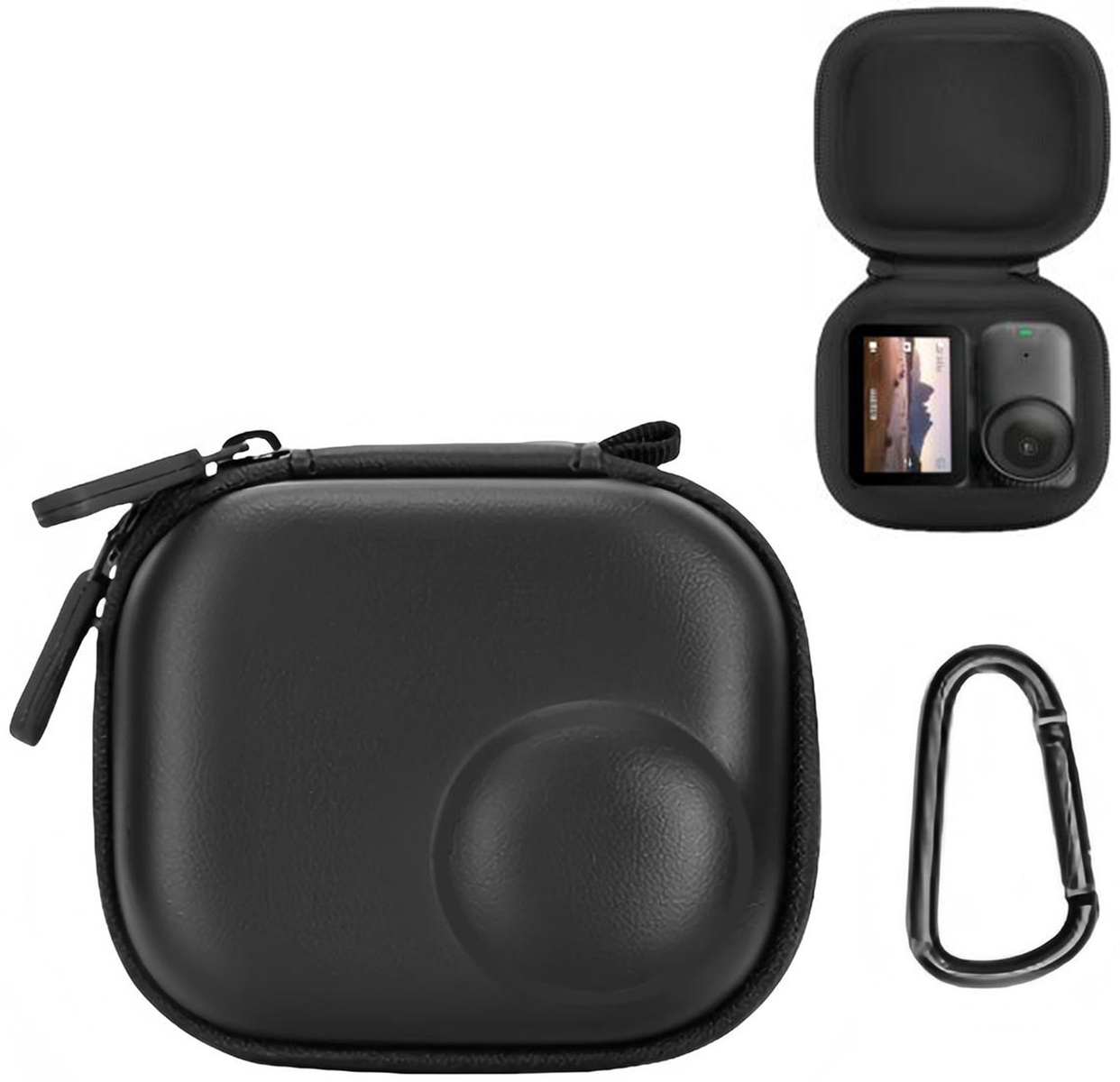 PULUZ Mini EVA kemény tároló tok a DJI Osmo Nano számára (Fekete) tok-0