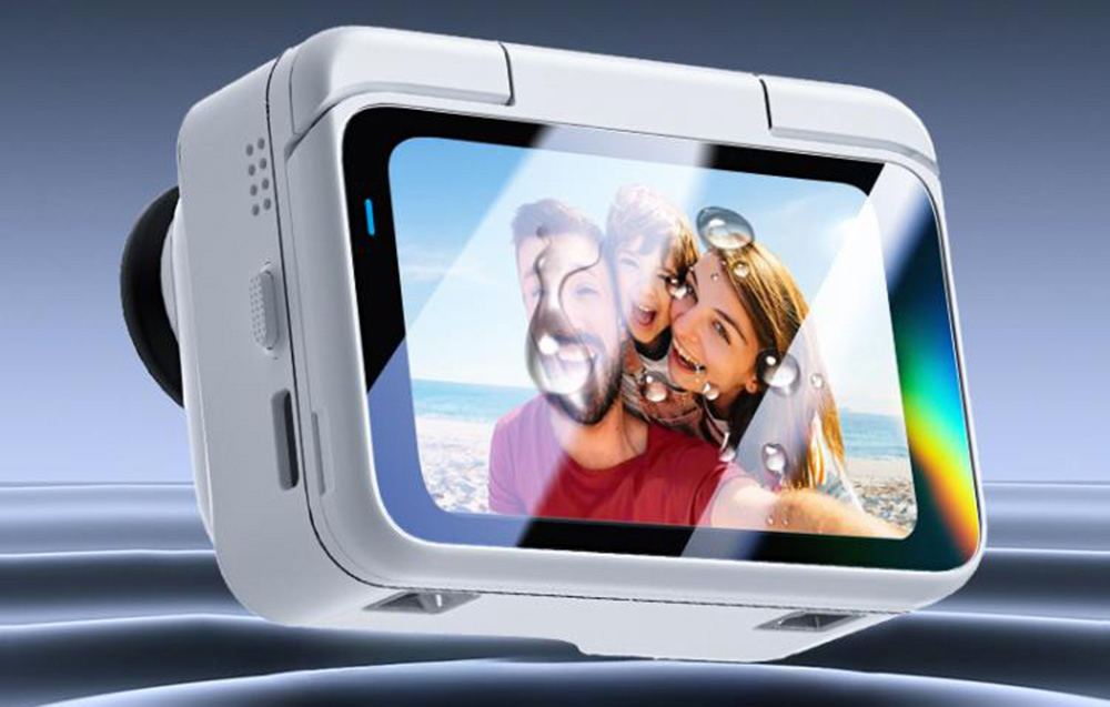 PULUZ 2 az 1-ben üvegfólia Insta360 GO Ultra (Fekete) üvegfólia-4