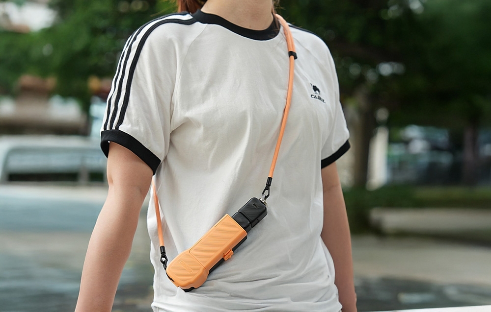 Multi-Use nyakpánt Sunnylife GS022 Pocket 3-hoz (narancssárga)-1