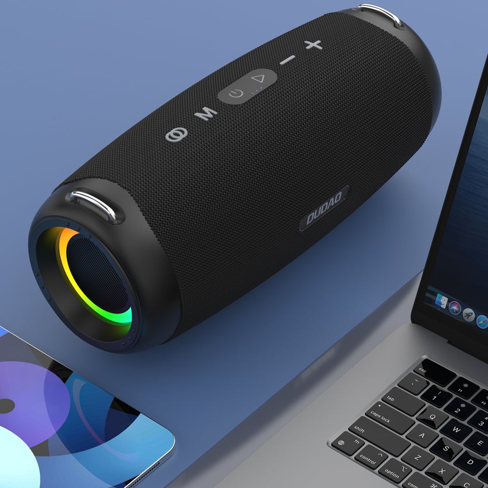  Dudao Y21 Pro Fekete Vezeték nélküli Hangszóró RGB Háttérvilágítással Bluetooth 5.3 - 80 W-11