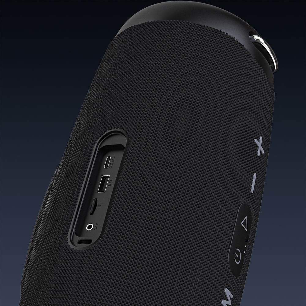  Dudao Y21 Pro Fekete Vezeték nélküli Hangszóró RGB Háttérvilágítással Bluetooth 5.3 - 80 W-1