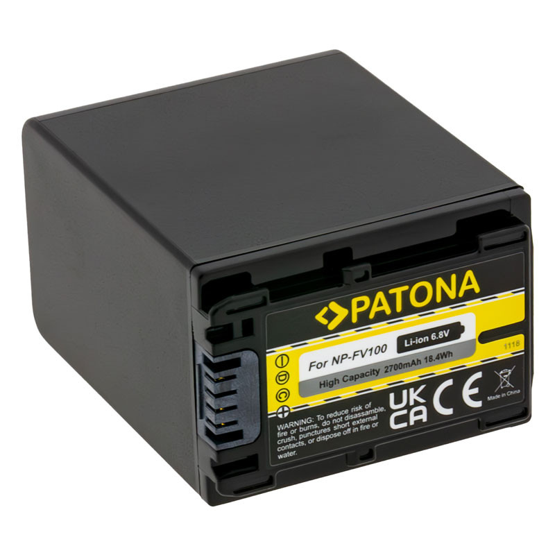 Patona Sony HDR-CX110 HDR-CX170 NP-FV30 NP-FV50 NP-FV100 NP-FV50 NP-FV100 akkumulátor-1