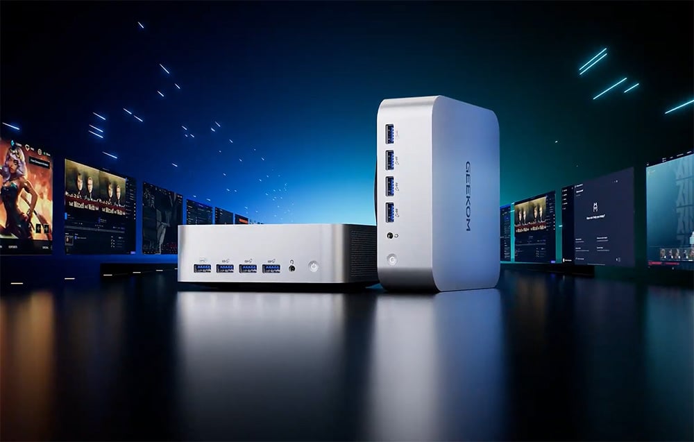 GEEKOM A9MAX AMD AI 9 HX 370 32 GB 1 TB + Win 11 Pro mini PC-1