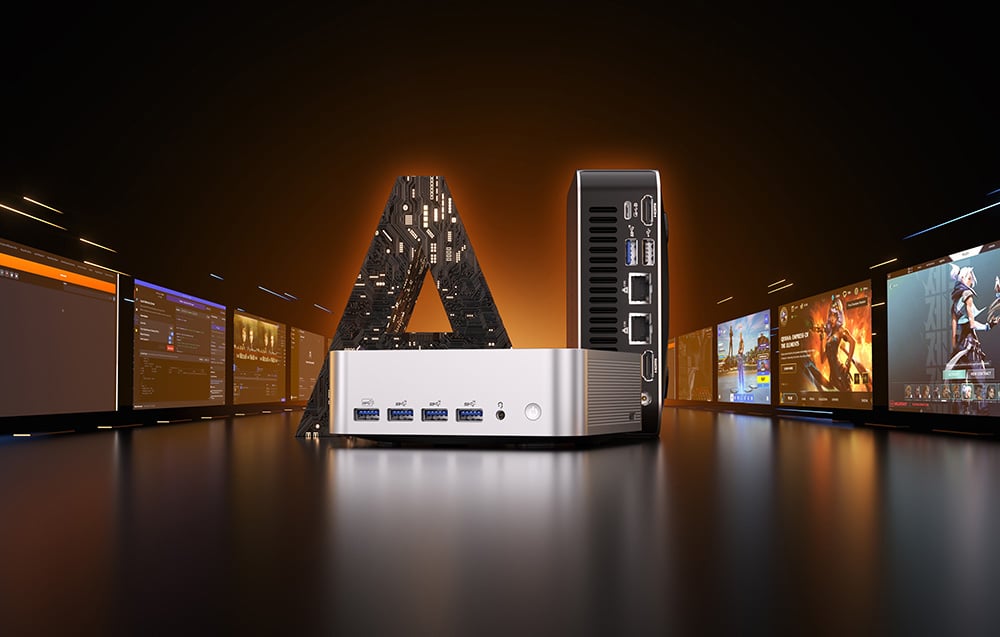 GEEKOM A9MAX AMD AI 9 HX 370 32 GB 1 TB + Win 11 Pro mini PC-2