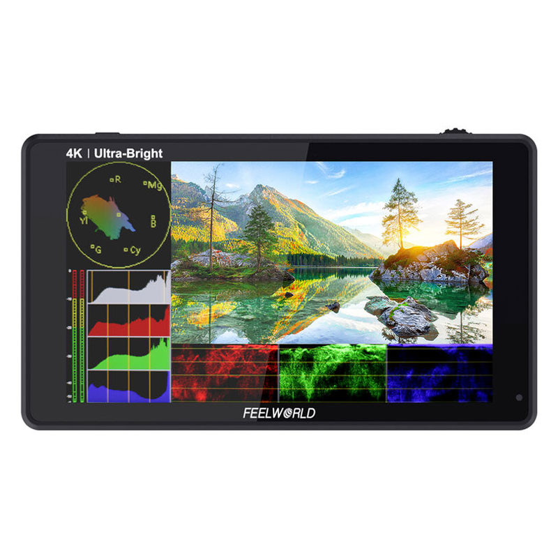 Feelworld LUT6 6" 4K HDMI érintőképernyős kontroll monitor-0
