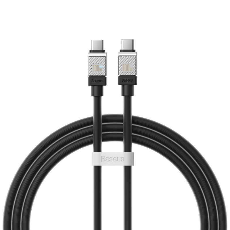 USB-C to USB-C Kábel Baseus CoolPlay, 100W, 5A, 1m, Fekete CAKW000201-0