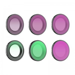 Lencseszűrő készlet – Sunnylife 6 db 1/4 Black Mist + CPL + ND8 + ND16 + ND32 + ND64 Osmo Nano-hoz