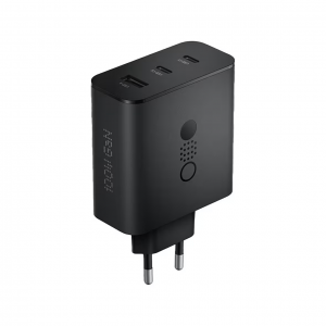 Hálózati USB-C töltő adapter CMF by Nothing Power, 100W, 5A, 1 x USB-A - 2 x USB-C, Fekete