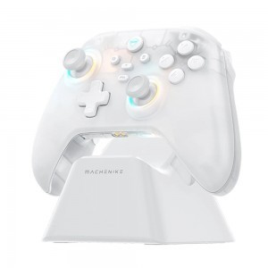 Machenike G3 V2 Wireless játékkontroller töltőállomással - Fehér