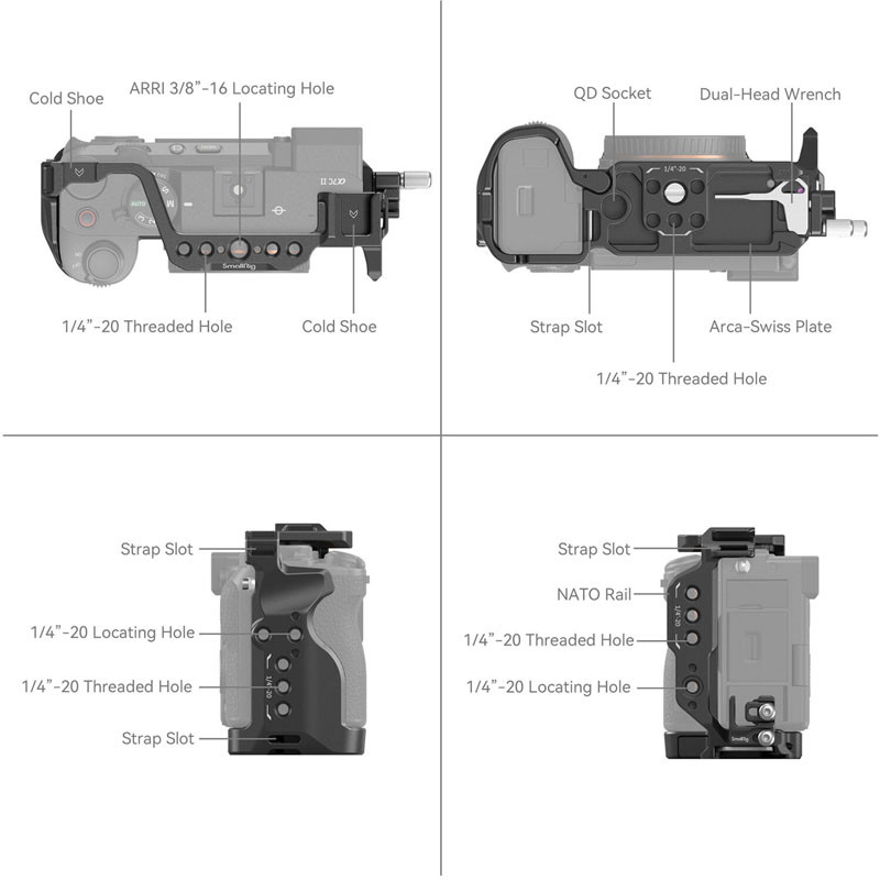 Smallrig 4422 Cage Kit for Sony A7CII / A7CR-2