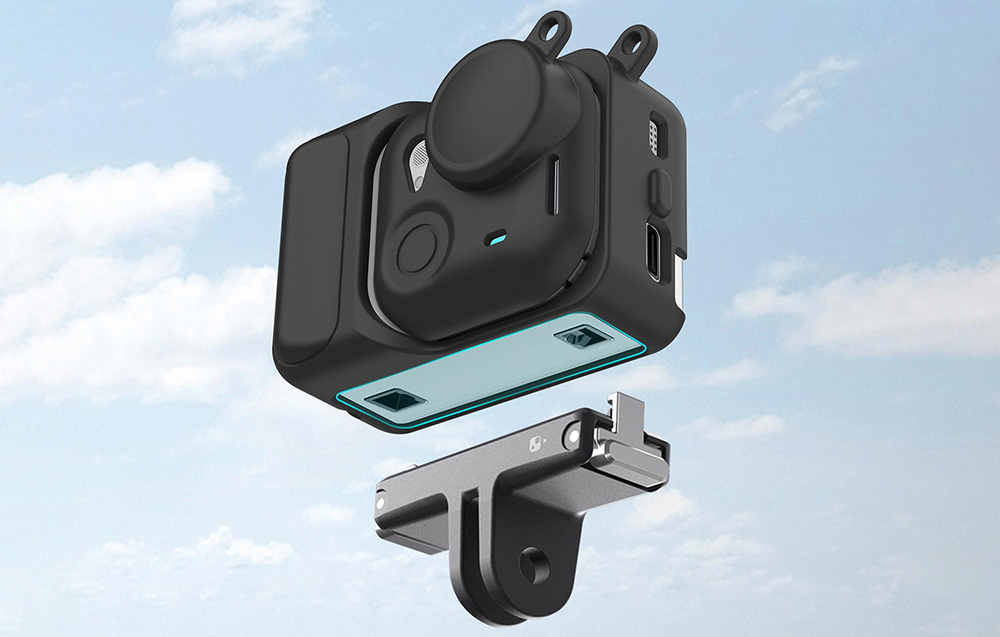 Puluz szilikon védőtok Insta360 Go Ultra készülékhez (fekete) tok-5