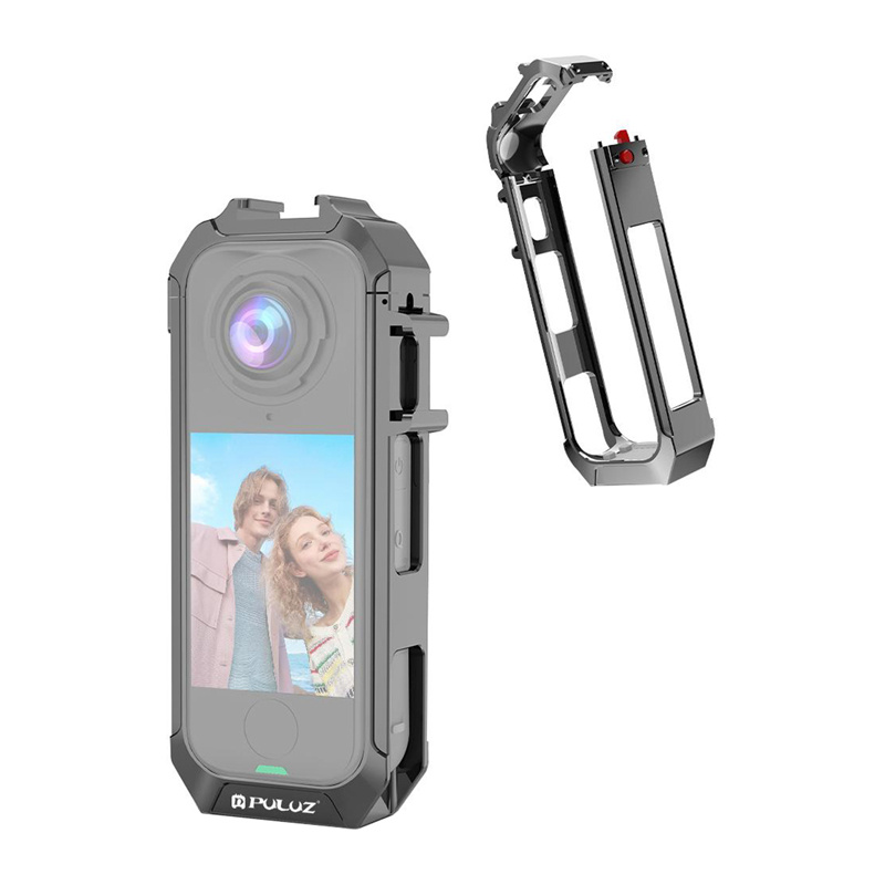 Puluz fém védő tok Insta 360 X4 Air (szürke) tok-0