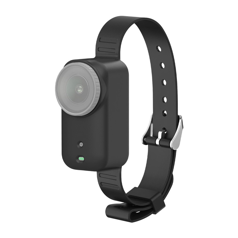 Puluz szilikon szalag / háziállat nyakörv DJI Osmo Nano-hoz (fekete)-0