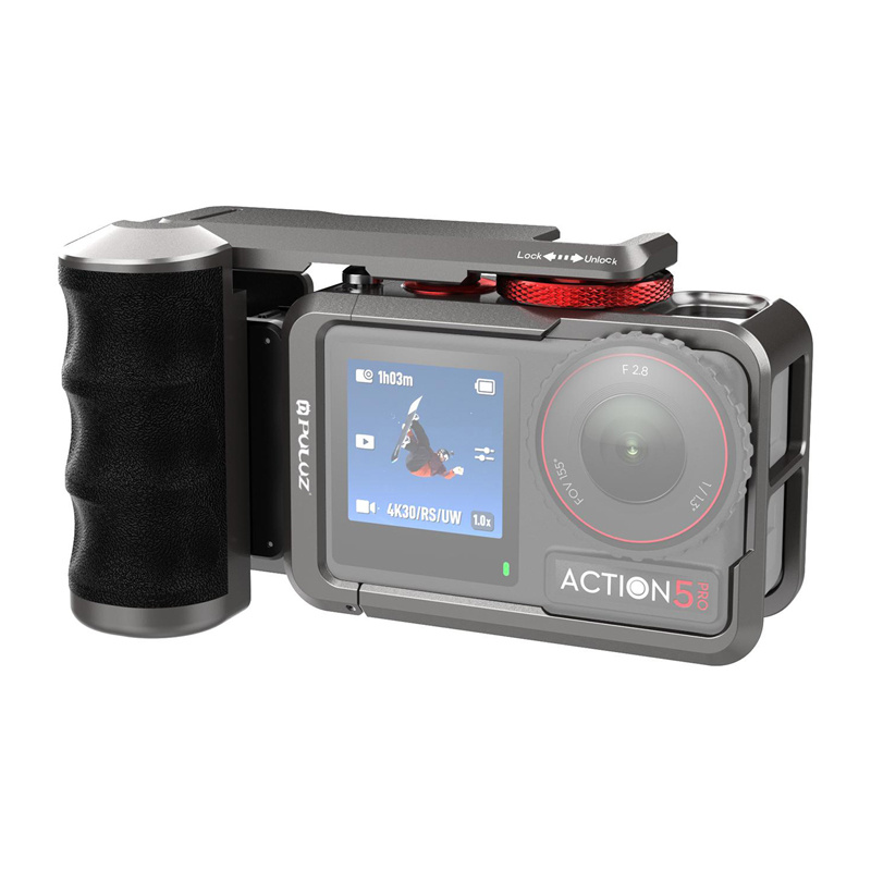 Puluz fém védőtáska fogantyúval DJI Osmo Action 5 Pro / Action 4 / Action 3 kamerákhoz-0