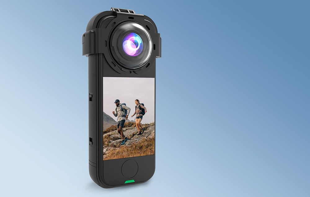 Puluz lencsevédő tok edzett üveggel Insta360 X4 Air készülékhez-2