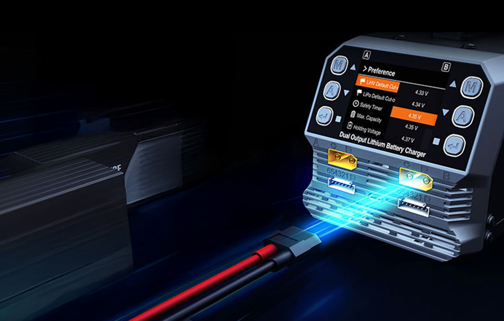 SkyRC PC1080neo Kétcsatornás Lítium Akkumulátor Töltő-5