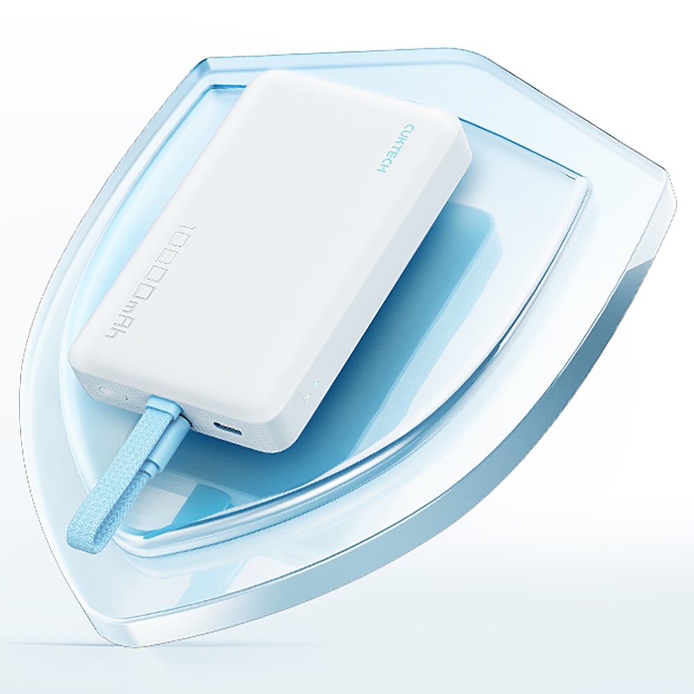 Cuktech CP132ML 10000 mAh Magnetic Power Bank - White-4
