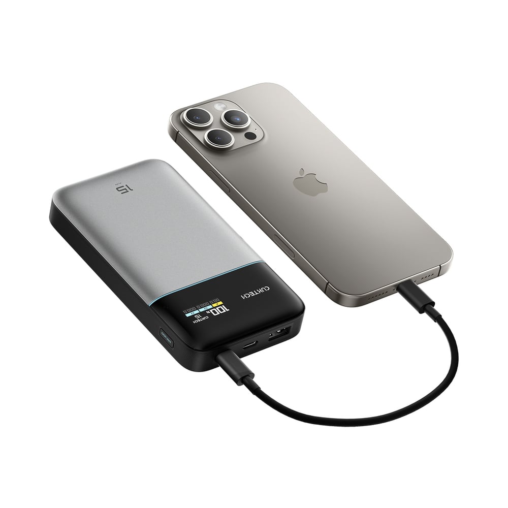 Cuktech PB150S Powerbank 100W 15000mAh - Szürke-17