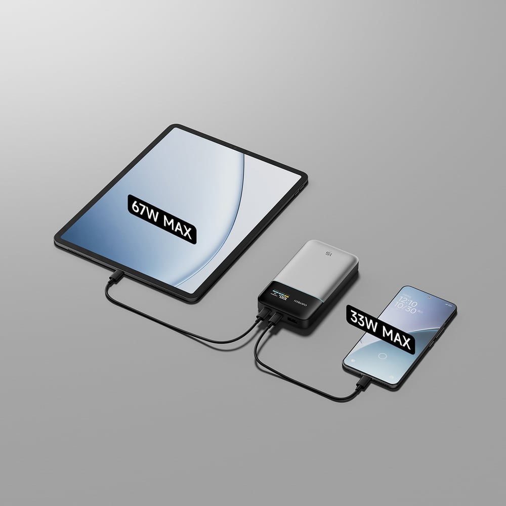Cuktech PB150S Powerbank 100W 15000mAh - Szürke-11