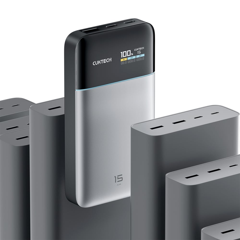 Cuktech PB150S Powerbank 100W 15000mAh - Szürke-3