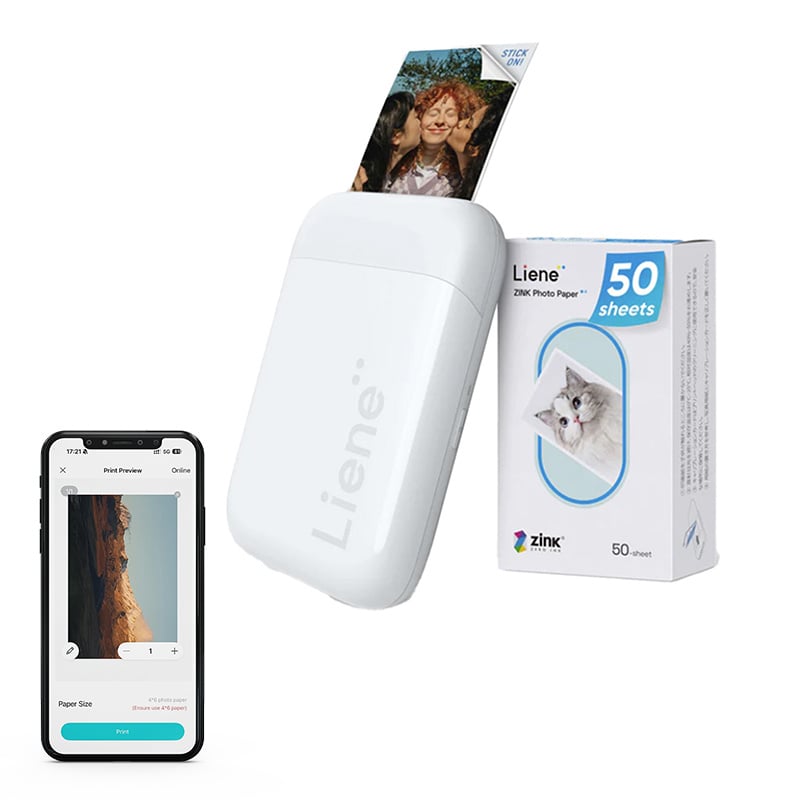 Liene Pearl Portable Photo Printer 2x3
