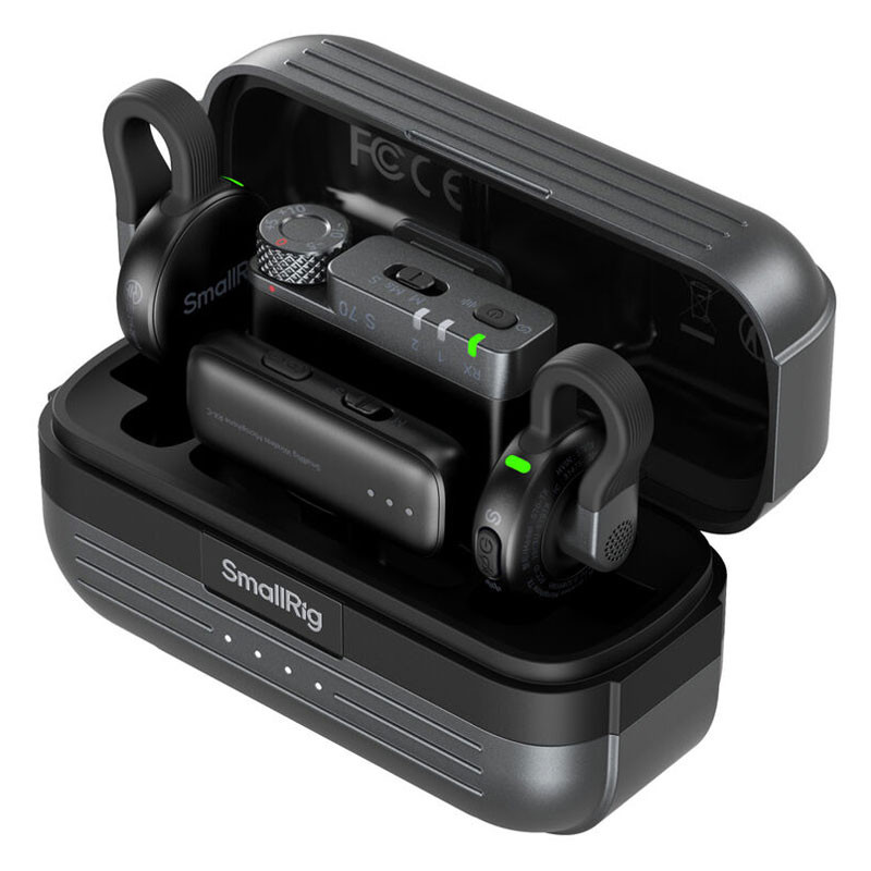 Smallrig 5715 S70 Wireless Microphone with Multi-Device Compatiblity (Black)-2