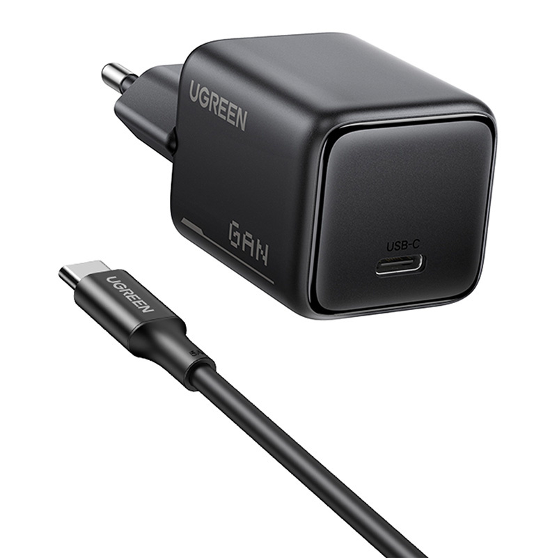 X517 25W USB-C GaN hálózati töltőadapter + 1m USB-C/USB-C kábel UGREEN-1